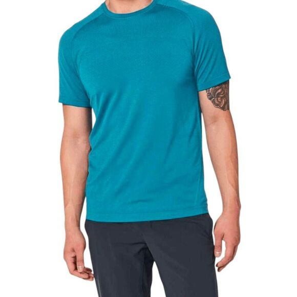 LULULEMON ATHLETICA Metal Vent Tech Short Sleeve 'Cyprus/Cyprus' Size Large - Picture 1 of 6